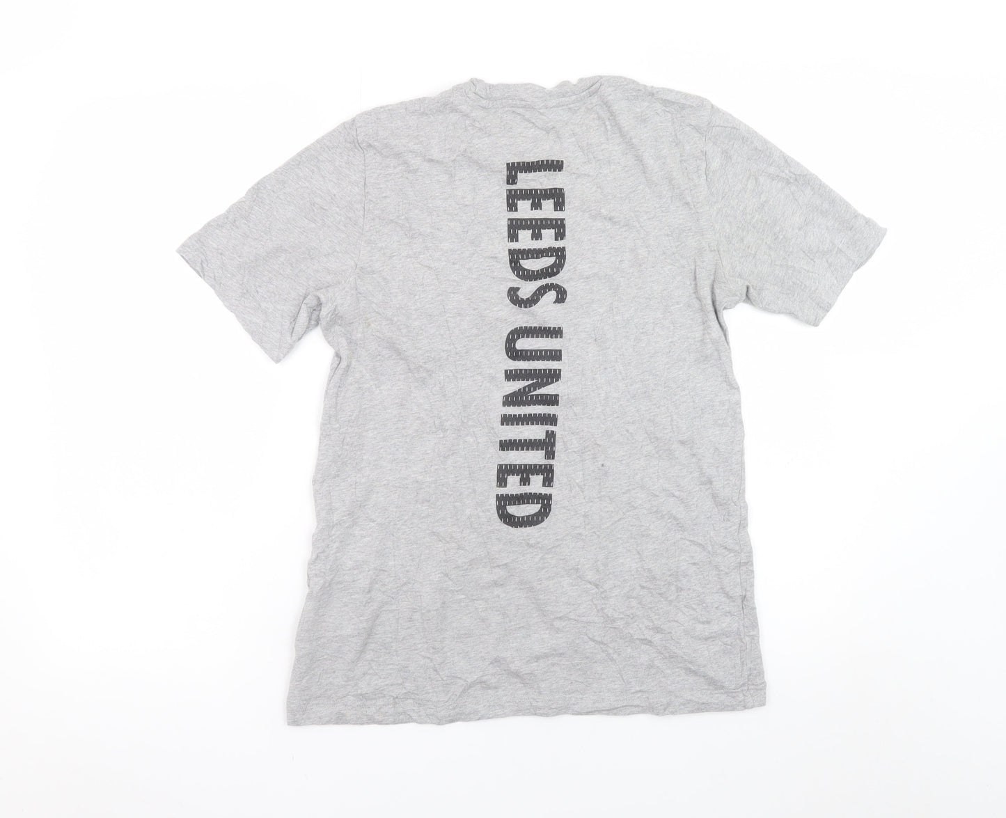 Adidas Womens Grey XS Basic Leeds United T-Shirt