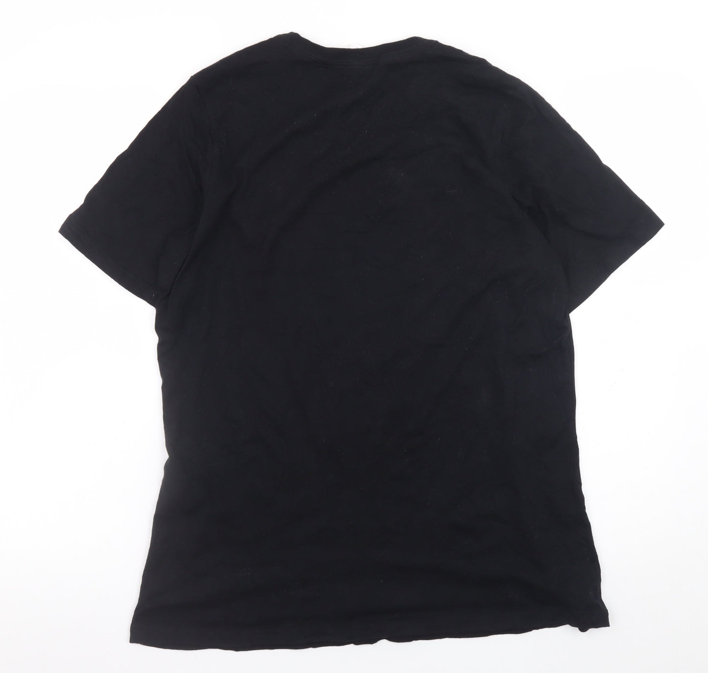 Bella Womens Black XL Graphic Cotton Short Sleeve T-Shirt
