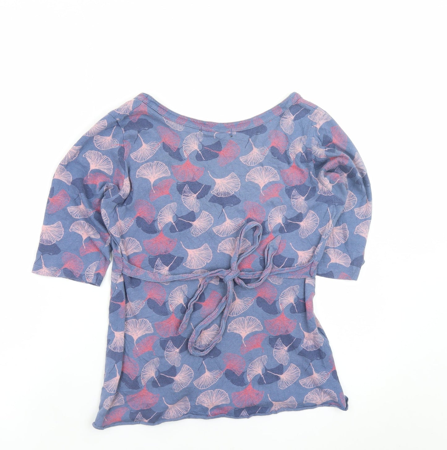 White Stuff Womens Blue Floral Tunic Blouse Size 12