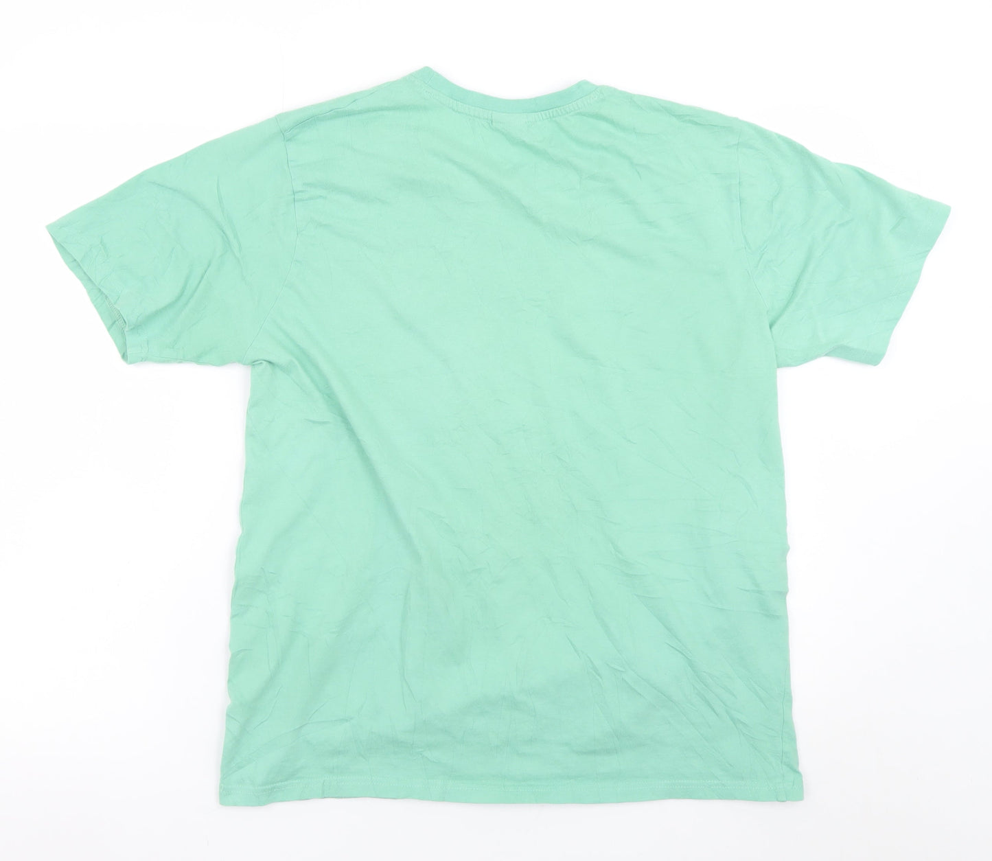 Ford Men’s Green Retro Car Graphic Short Sleeve T-Shirt Size L
