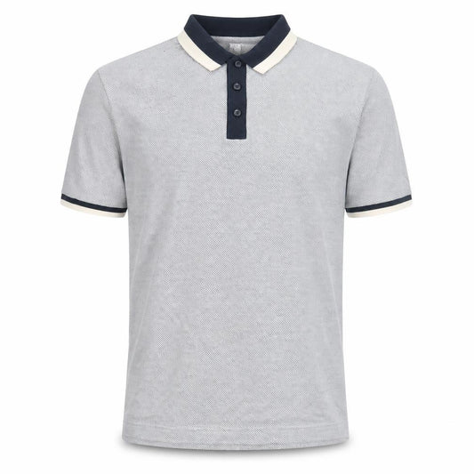 Marks and Spencer Men's Grey Polo Shirt Medium Regular Fit