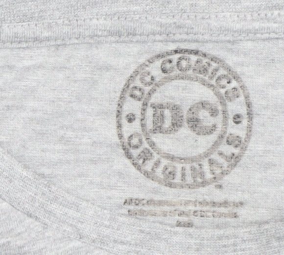 DC Comics Originals Grey Justice League Men's Medium Graphic T-Shirt