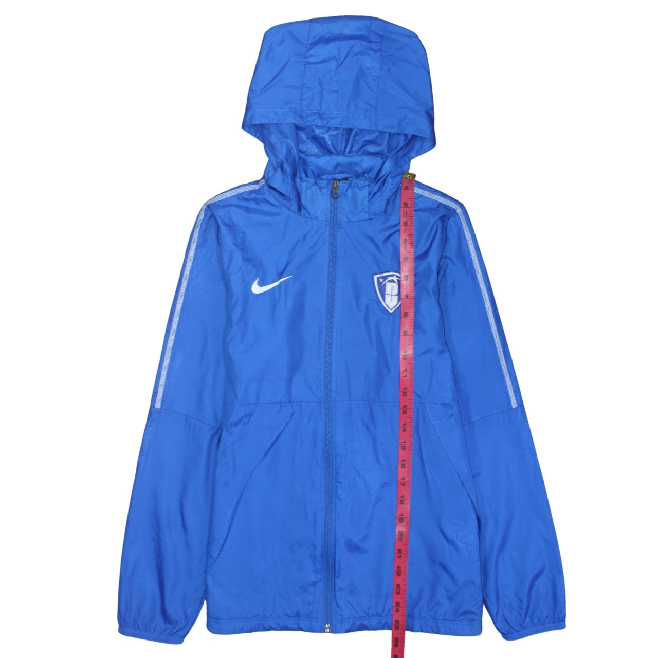 Nike Boys Blue XL Hooded Full Zip Track Jacket Lightweight Activewear