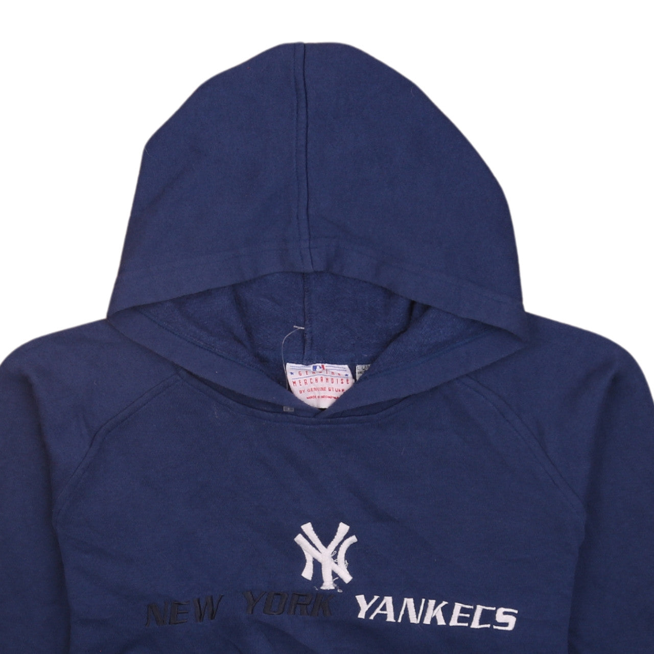 Genuine Merchandise Boys Navy Blue New York Yankees Pullover Hoodie L 14-16