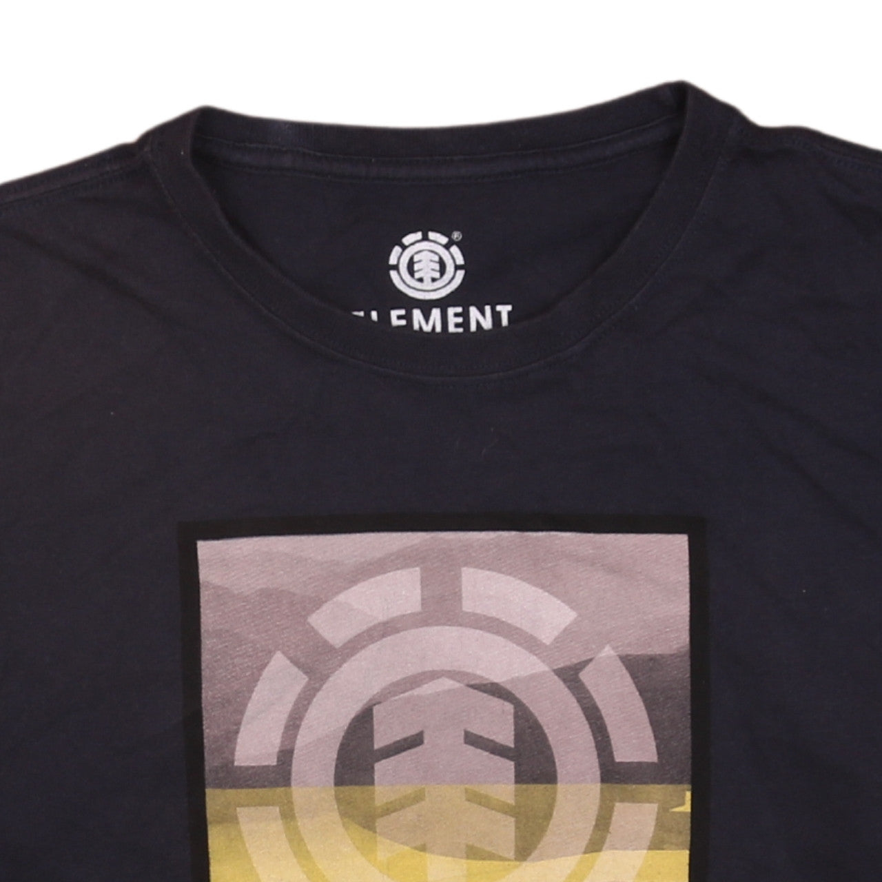 Element Womens Black Regular Fit Cotton Graphic T-Shirt Size 12