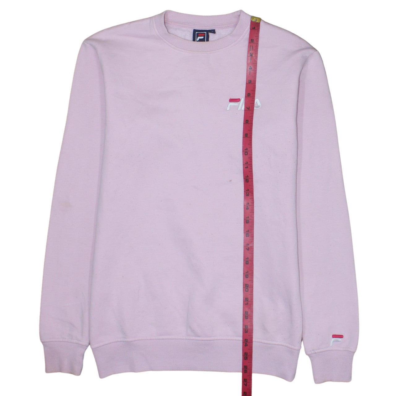 Fila Womens Pink Crew Neck Pullover Sweatshirt Size S