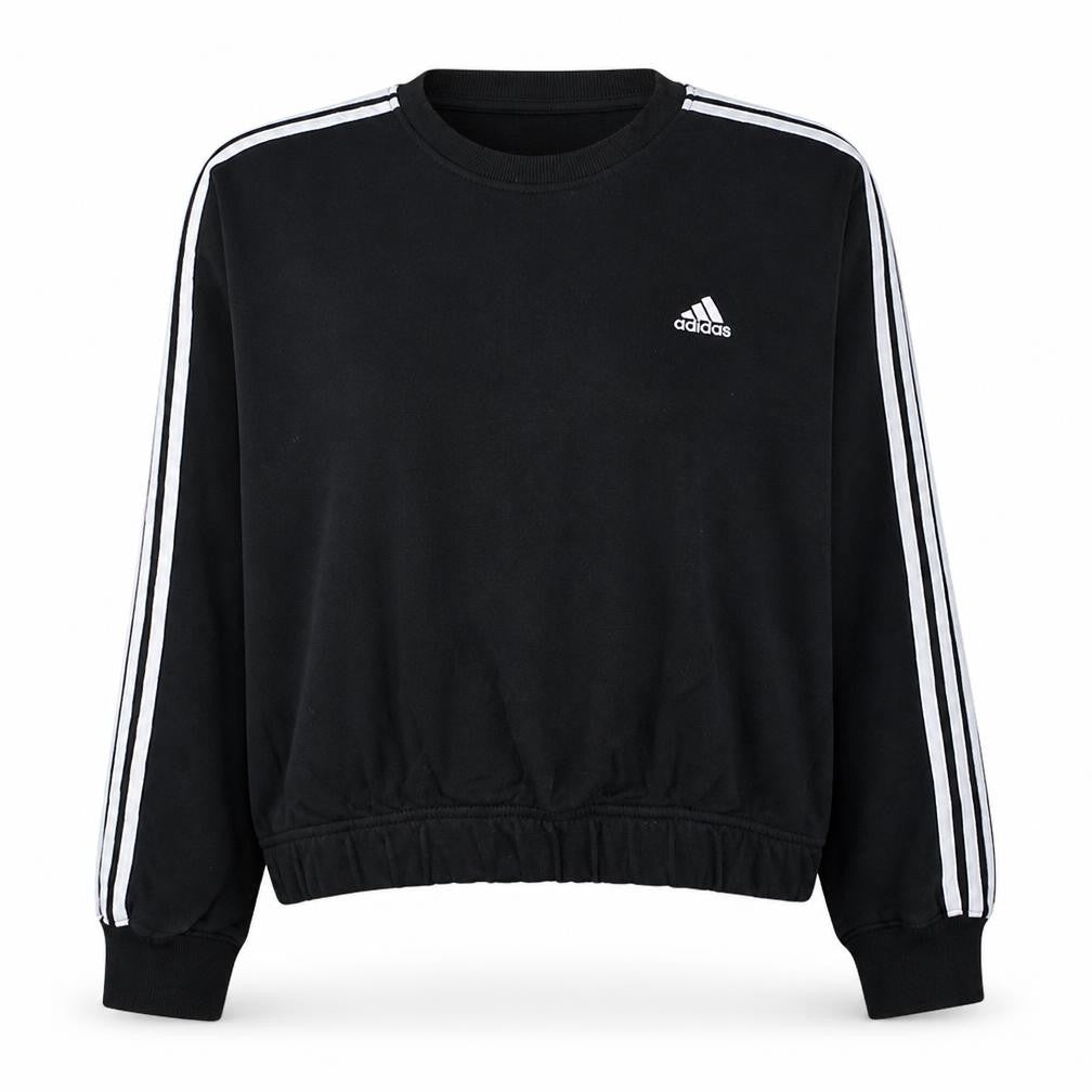 Adidas Women Black XL Pullover Sweatshirt Crew Neck
