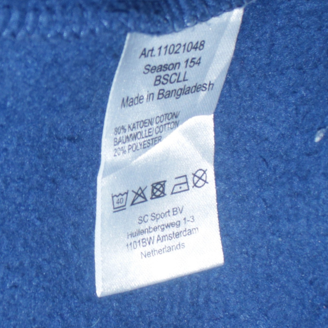 Champion Men Blue 2XL Full Zip Hoodie Fleece Sweatshirt