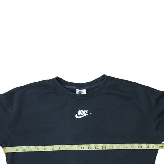 Nike Boys Black XL Pullover Fleece Sweatshirt with Logo