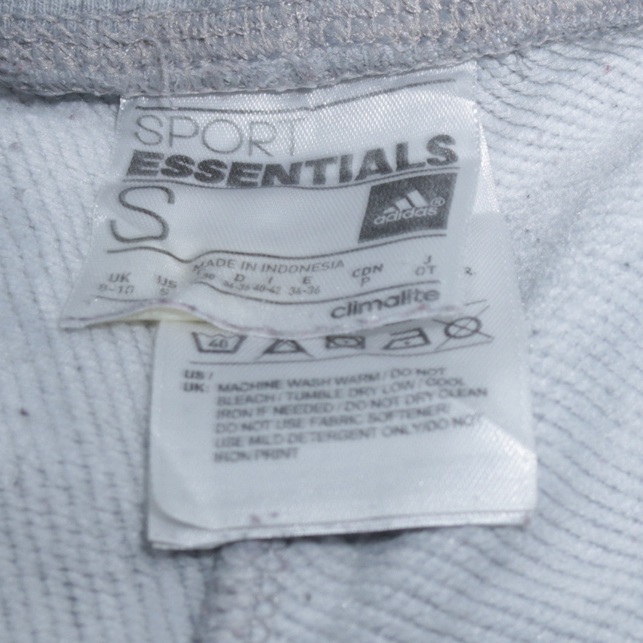 Adidas Boys Grey Jogger Trousers 9-10 Years Sport Essentials