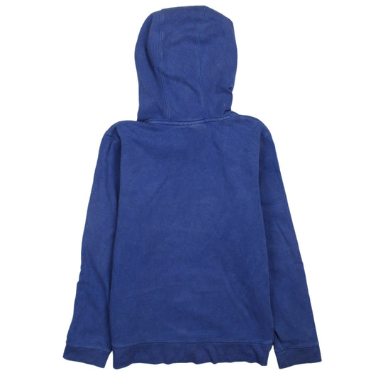 Under Armour Boys Blue Pullover Hoodie Size 12-13 Years Fleece Logo Sweatshirt