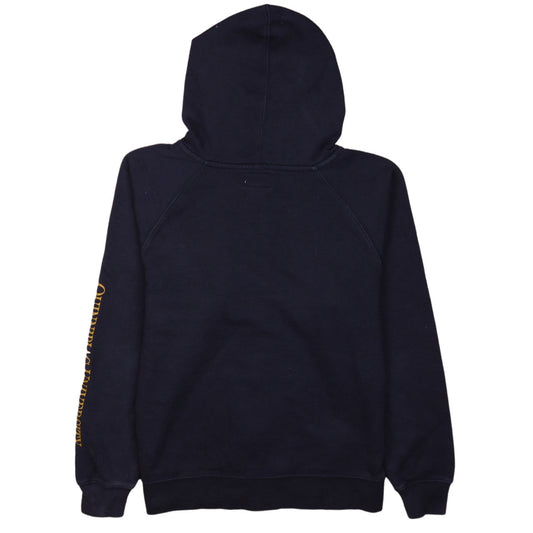 Champion Mens Blue Full Zip Hoodie M Quinnipiac University Fleece