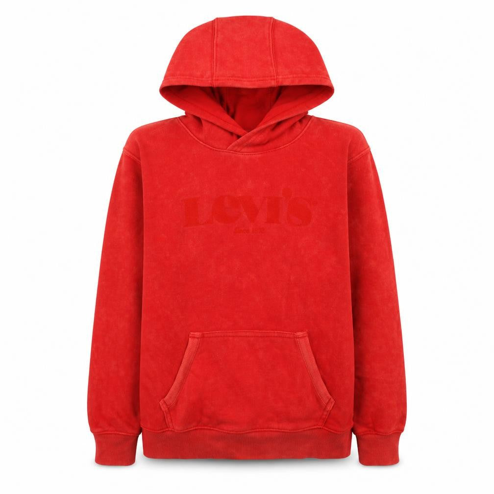 Levi's Boys Red Logo Pullover Hoodie Fleece 12 Years