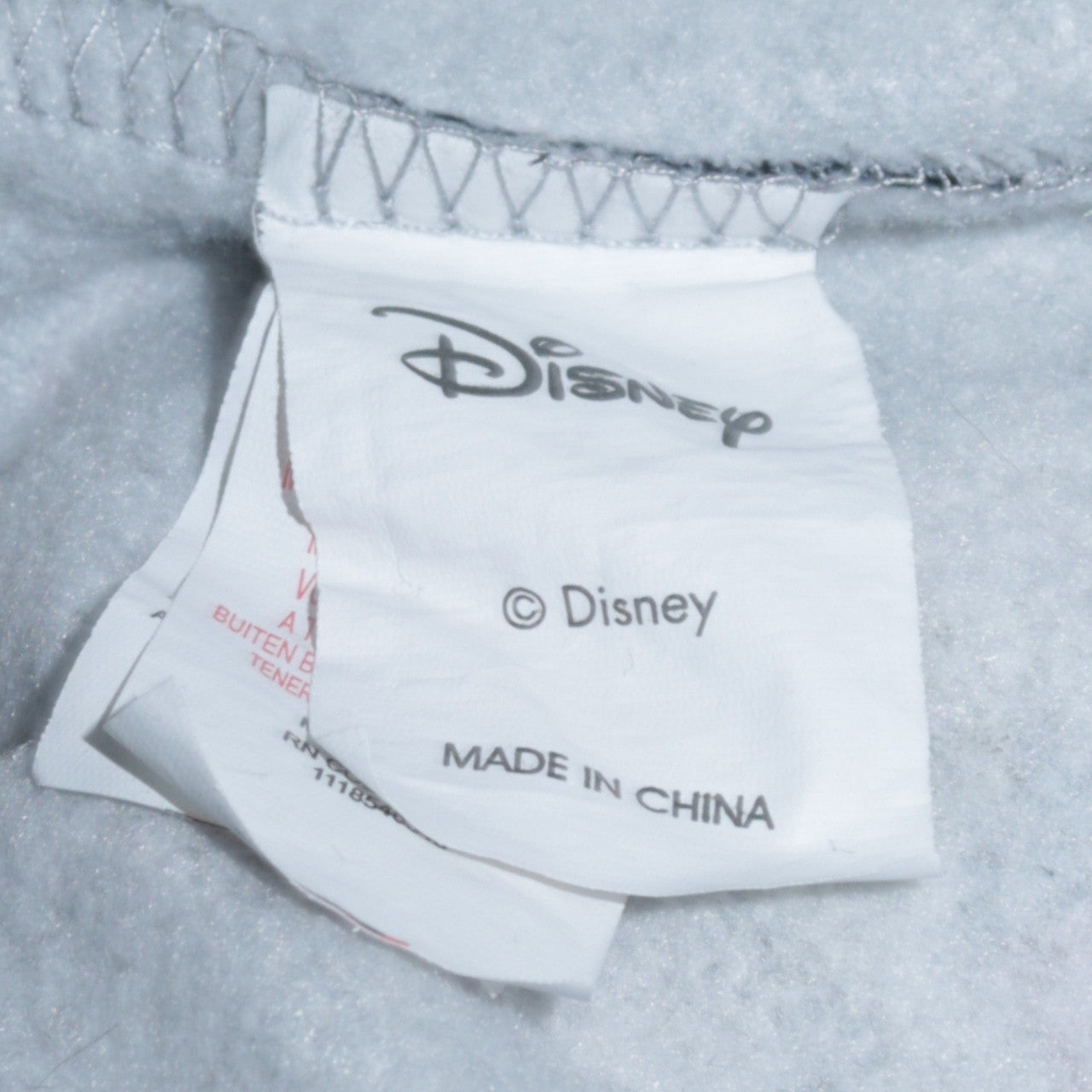 Disney Womens Grey Mickey Mouse Print Pullover Sweatshirt Size S