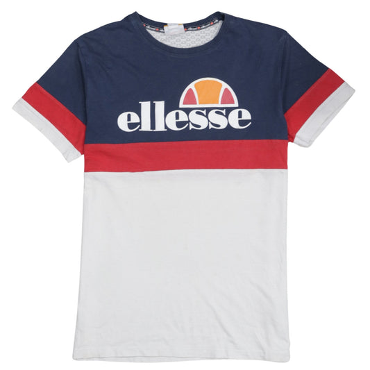 Ellesse Men's Multicoloured Crew Neck Short Sleeve Cotton T-Shirt M