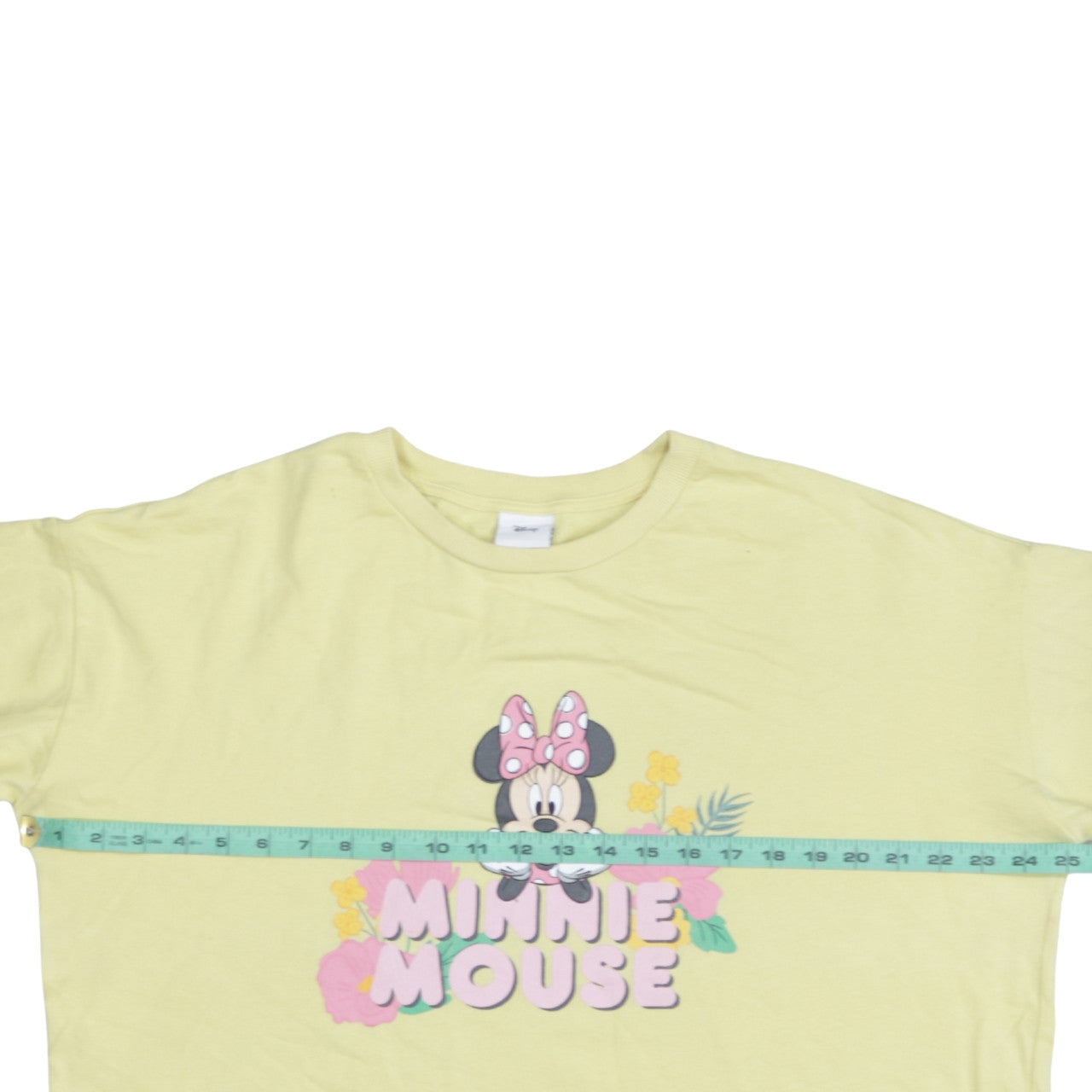 Disney Tu Women’s Yellow Minnie Mouse Pullover Sweatshirt Size 16