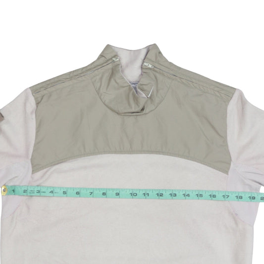 Nike Women Beige Therma Fit Fleece Pullover Sweatshirt Size L