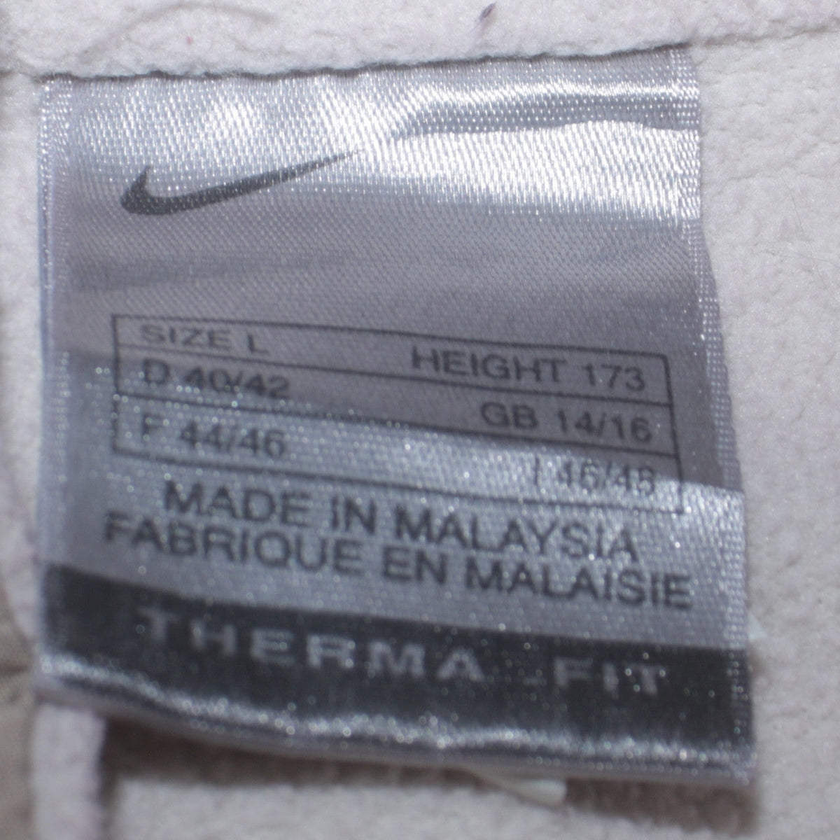 Additional view of Nike Women Beige Therma Fit Fleece Pullover Sweatshirt, size L