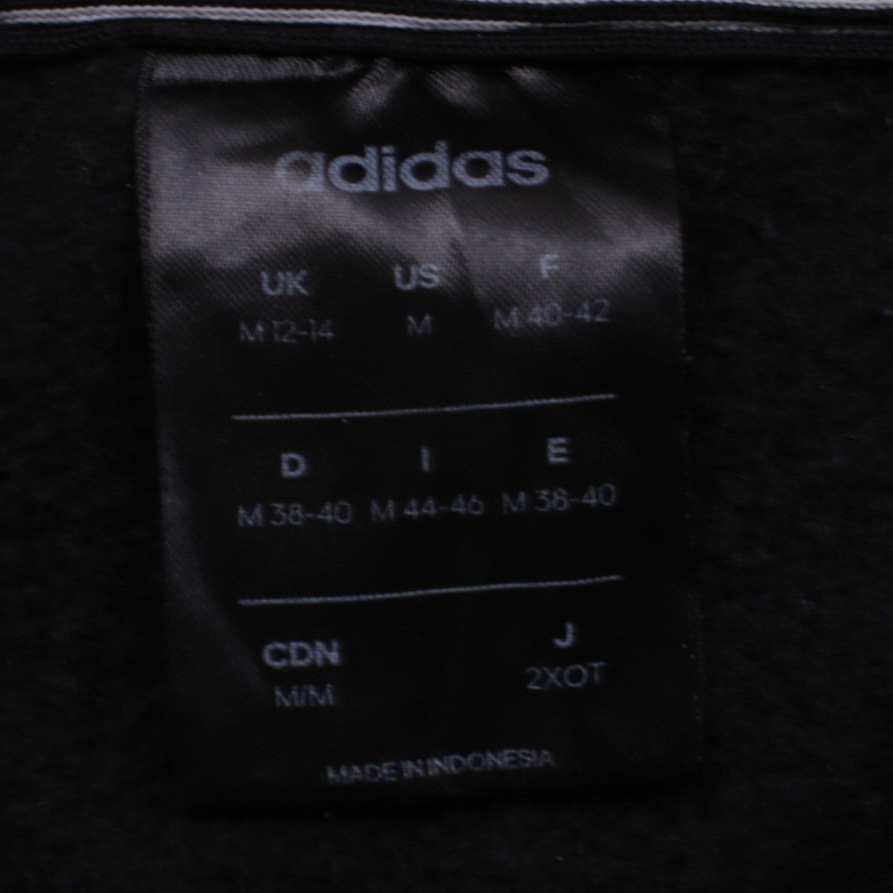 Adidas Womens Black Hoodie Size 12-14 Pullover Logo Sportswear