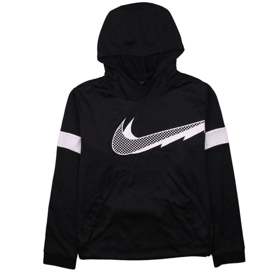 Nike Boys Black Dri-FIT Hooded Pullover Sweatshirt XL