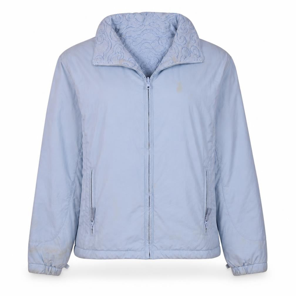 Front view of Columbia Women Blue XL Interchange Full Zip Polyester Activewear Jacket