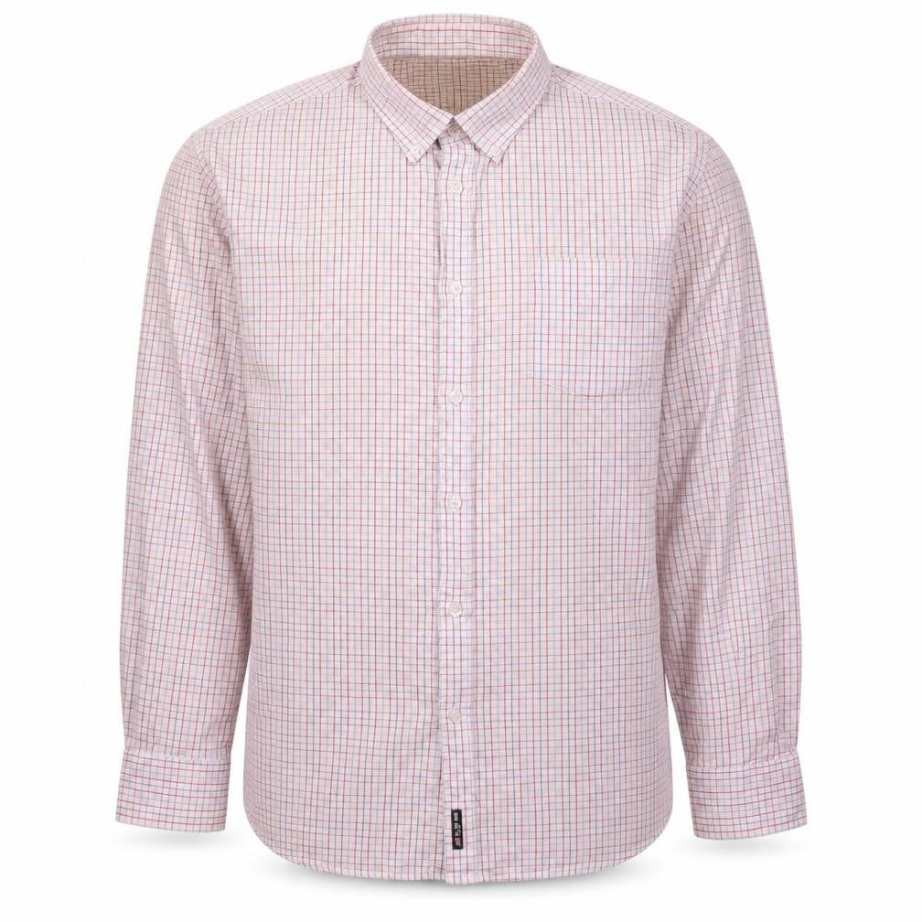 U.S. Polo Assn. Men's Beige Check Button-Down Shirt Size 16.5