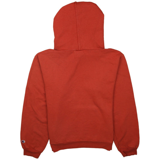 Champion Men's Red Pullover Hoodie S University Graphic Fleece