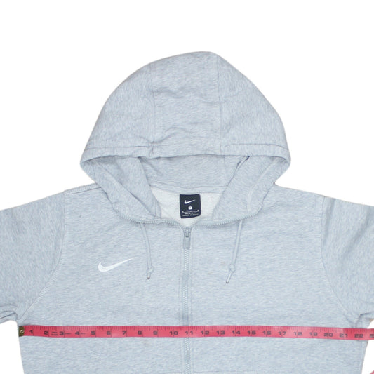 Nike Men's Grey Full Zip Hoodie M Regular Fit Sweatshirt