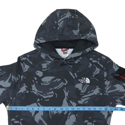 The North Face Men's Grey Camouflage Pullover Hoodie Size S
