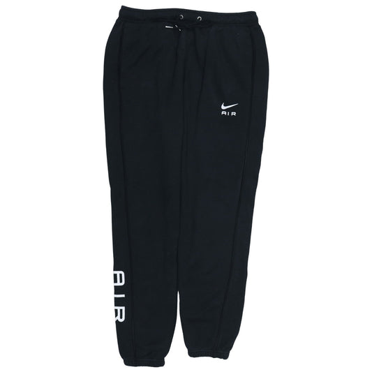 Nike Air Men's Black Jogger Trousers Size M Regular Fit Fleece