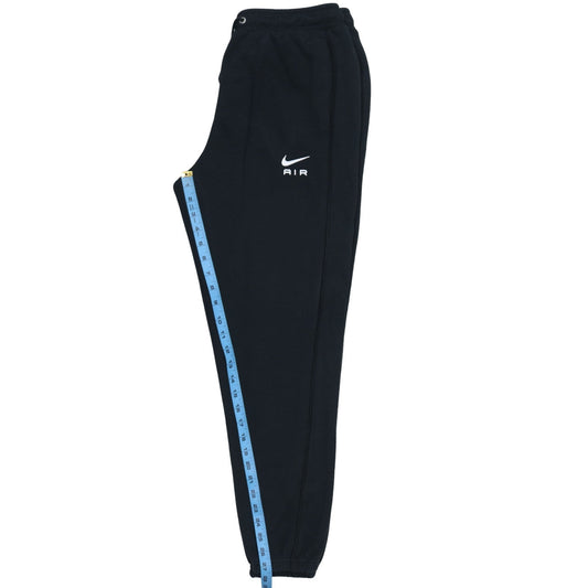 Nike Air Men's Black Jogger Trousers Size M Regular Fit Fleece