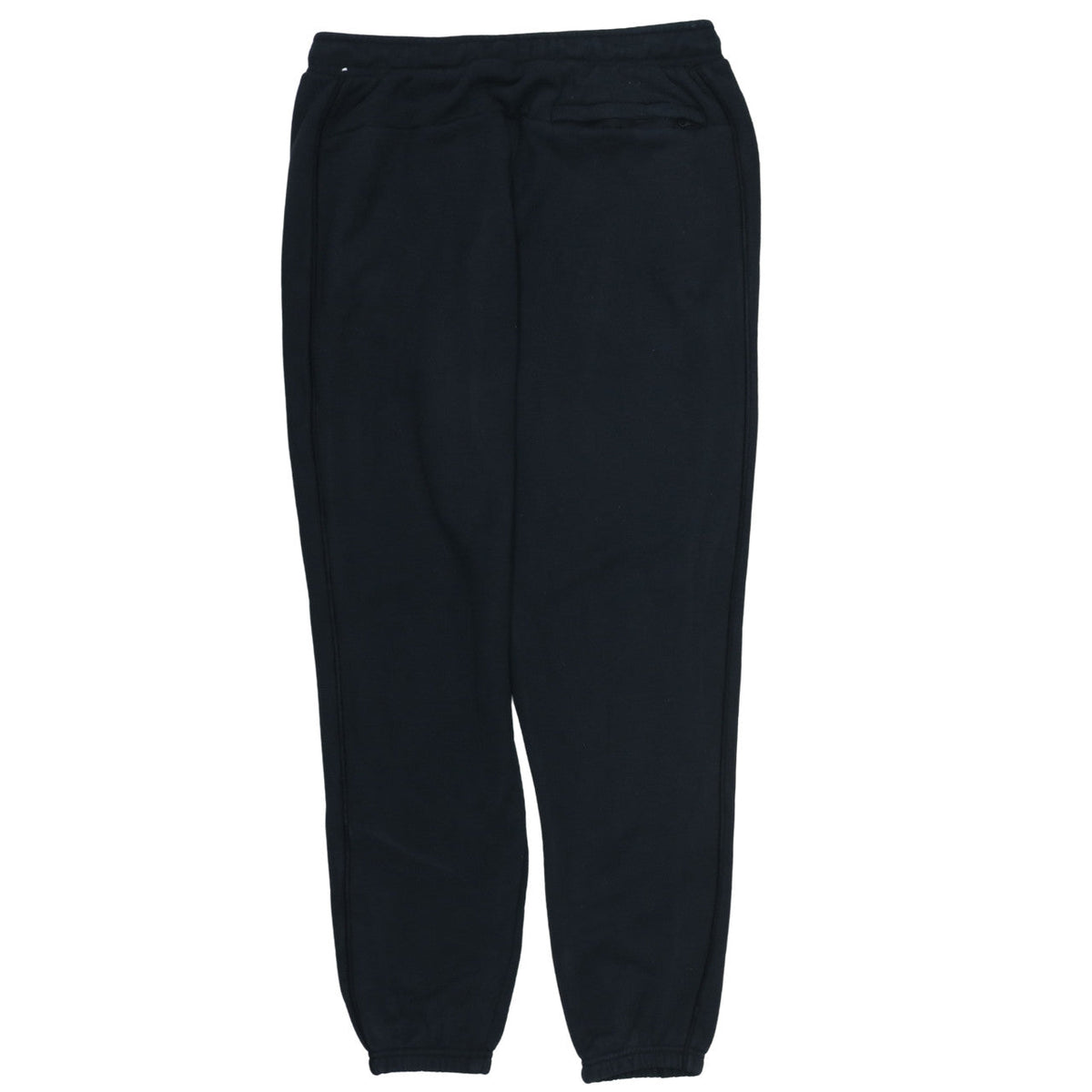 Brand and care label for Nike Air Men's Black Jogger Trousers, size M, Regular Fit Fleece