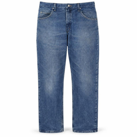 Wrangler Men's Blue 36x30 Relaxed Fit Straight Denim Jeans