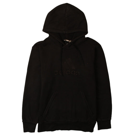 Adidas Men's Black Pullover Hoodie L Sports Fleece Sweatshirt