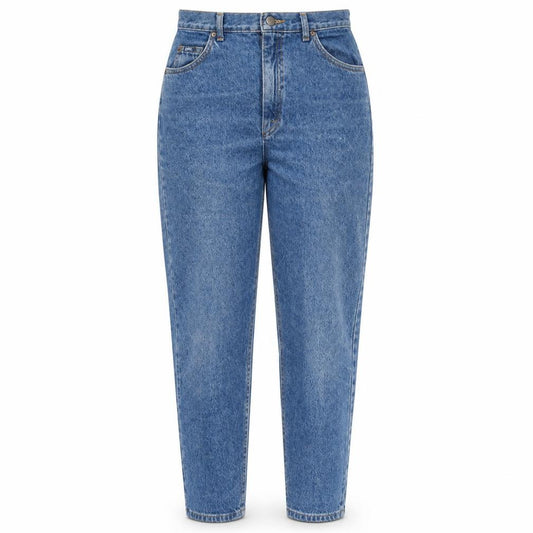 Lee Womens Blue High Rise Mom Jeans Size 14 Vintage 90s Denim
