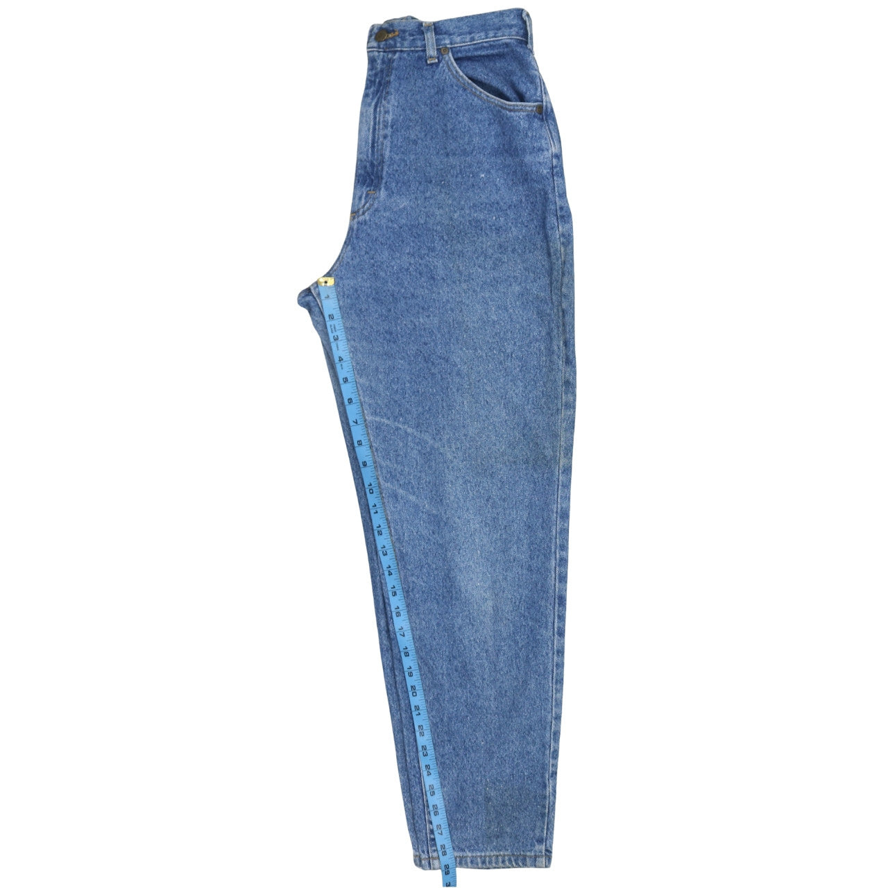 Lee Womens Blue High Rise Mom Jeans Size 14 Vintage 90s Denim