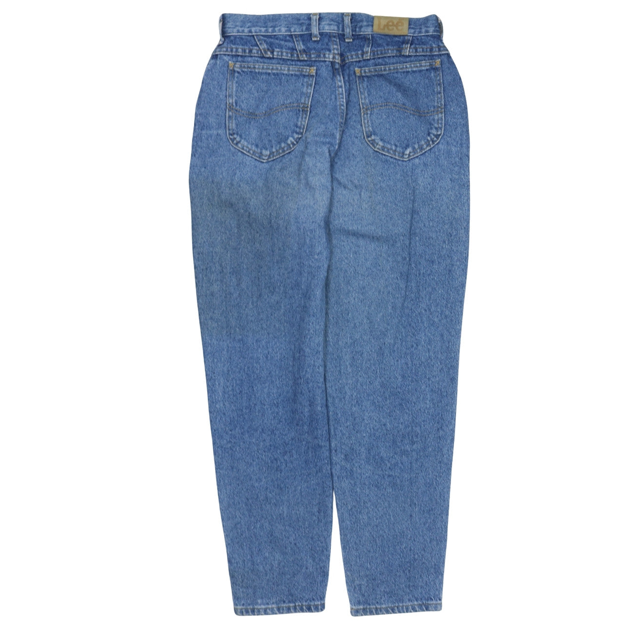 Lee Womens Blue High Rise Mom Jeans Size 14 Vintage 90s Denim