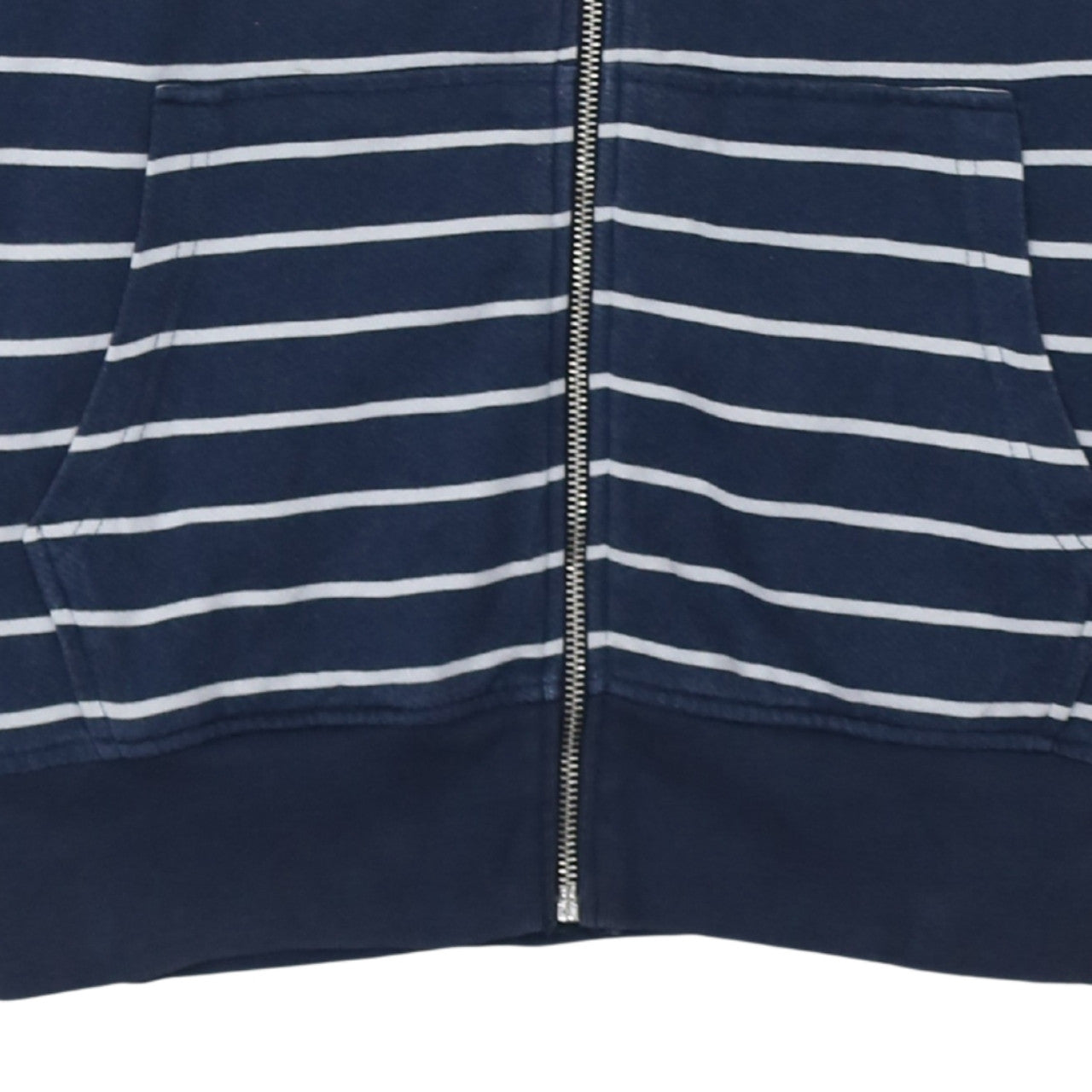 Levi's Men's Blue Striped Full Zip Hoodie Size M