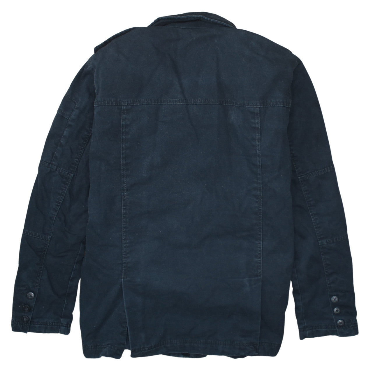 Christian Dior Men Blue Cotton Military Jacket Size M