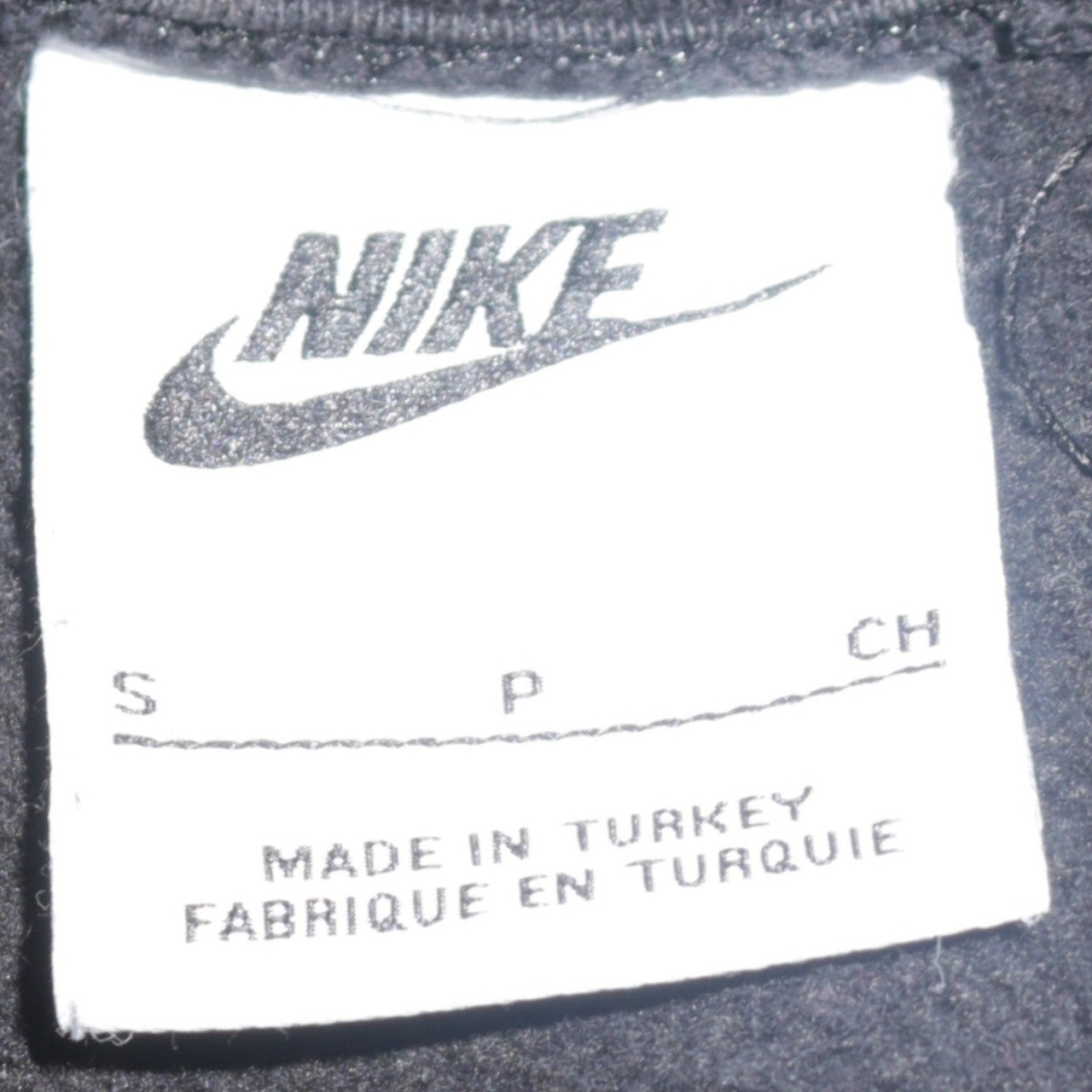 Nike Men's Black Pullover Hoodie Small Logo Graphic Fleece