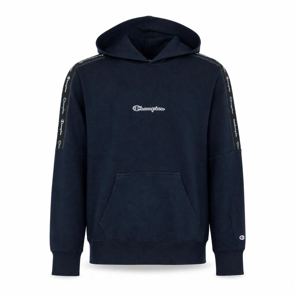 Champion Men's Blue Medium Pullover Hoodie Logo Sweatshirt