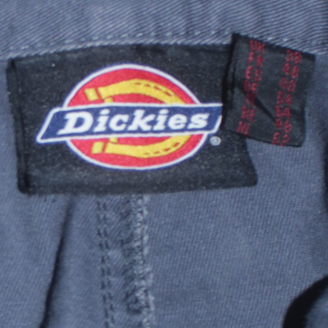 Dickies Men's Blue & Orange Cargo Workwear Shorts Size 34
