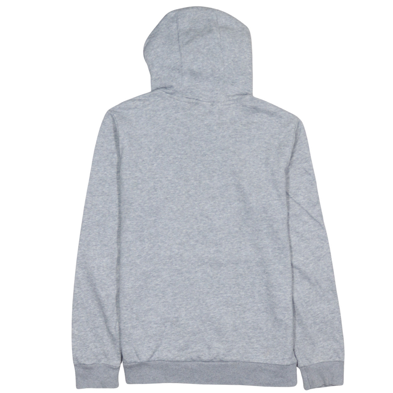 Adidas Boys Grey Blue Hoodie L 13-14 Years Pullover Fleece Logo Sweatshirt