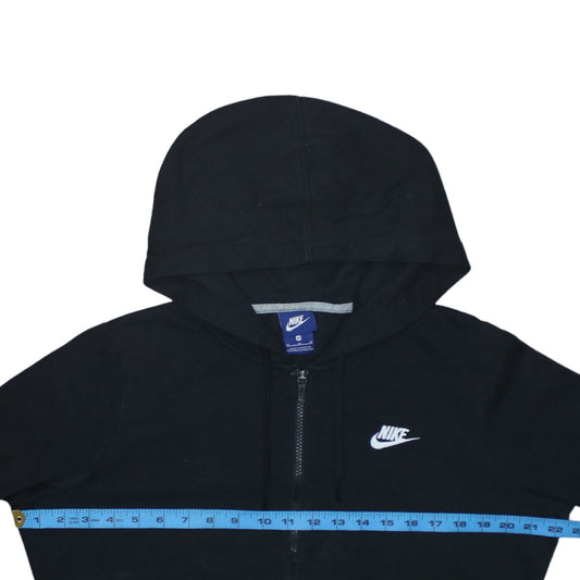 Nike Men's Black Full Zip Hoodie M Lightweight Sportswear