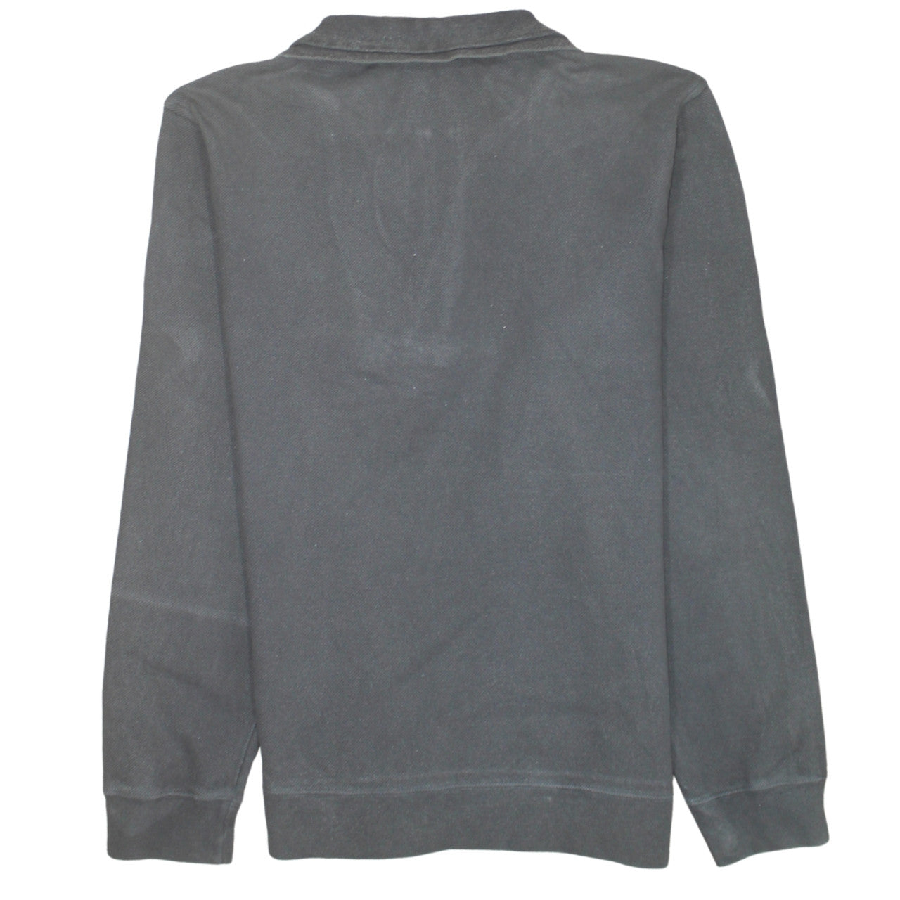 Lacoste Men's Grey 1/4 Zip High Neck Cotton Sweatshirt Size M