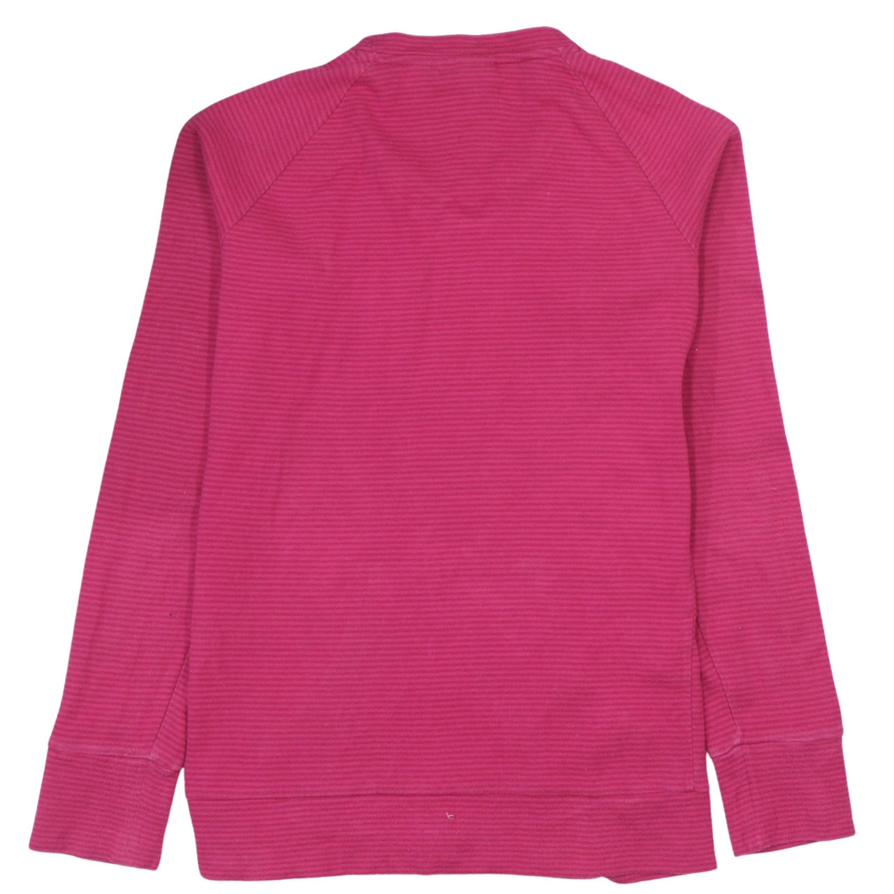 Adidas Women Pink Striped Pullover Sweatshirt Size M Long Sleeve