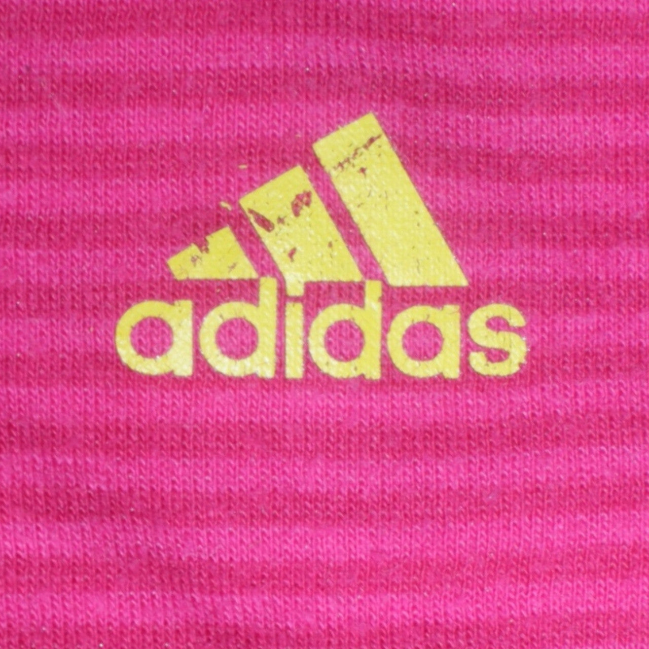 Adidas Women Pink Striped Pullover Sweatshirt Size M Long Sleeve