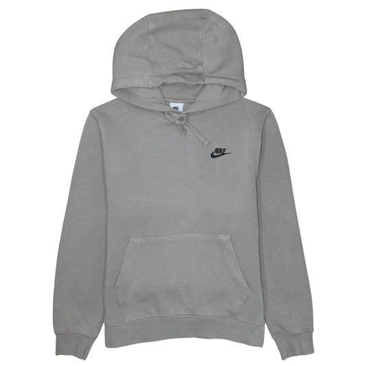 Nike Men's Grey Pullover Hoodie XS Logo Fleece Sweatshirt