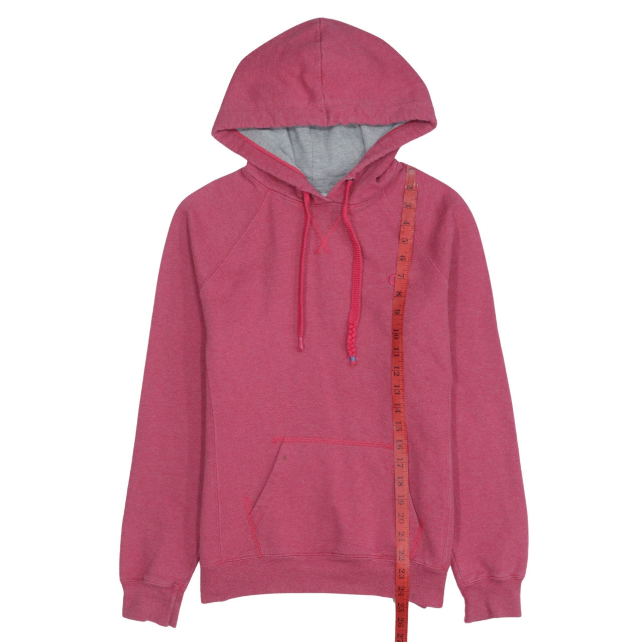 Champion Womens Pink Hooded Pullover Sweatshirt Size M