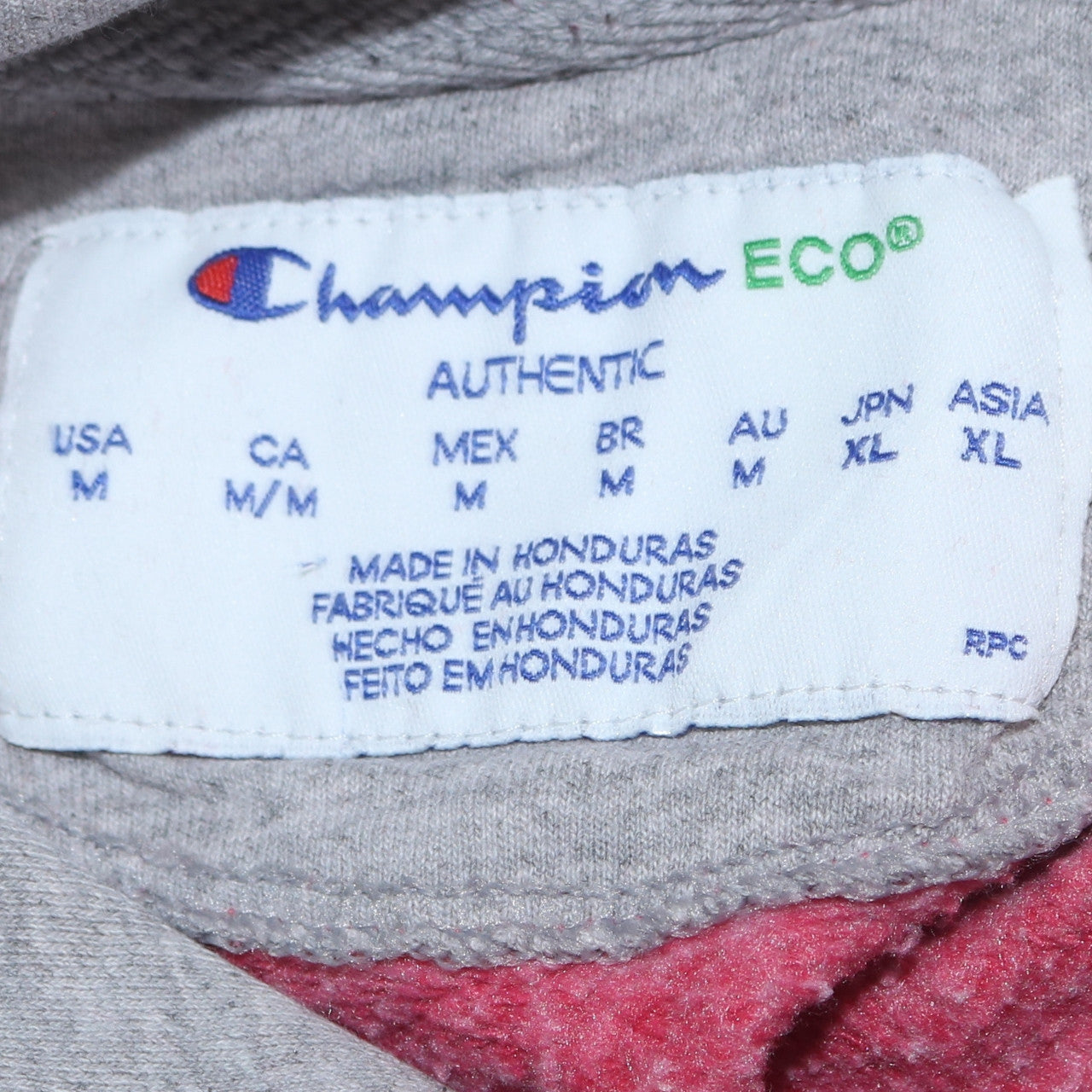 Champion Womens Pink Hooded Pullover Sweatshirt Size M